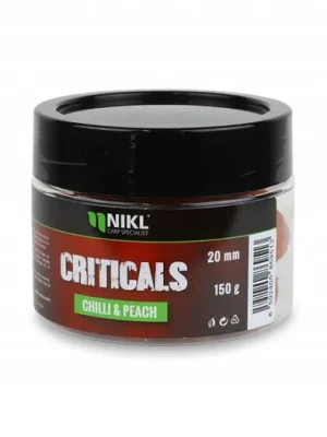 Nikl Criticals boilies Chilli & Peach 150g 24mm Levný