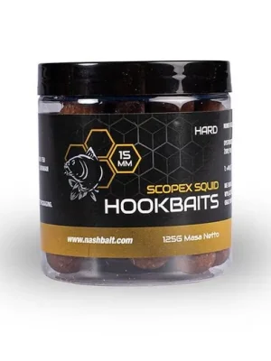 Akce Nash Boilies Scopex Squid Hard Hookbaits 125g 15mm