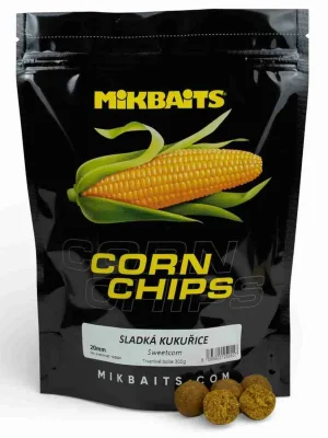 Originální Mikbaits Corn Chips boilie 300g - 24mm