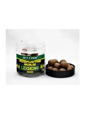 Autentický Jet Fish Rozpustné Boilie Legend Range - Biocrab - 24 mm/250ml