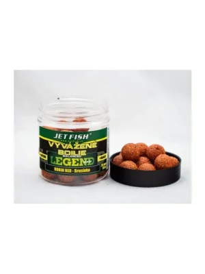 Výhodná Nabídka Jet Fish Vyvážené Boilie Legend Range - Robin Red Brusinka - 20 mm/250ml