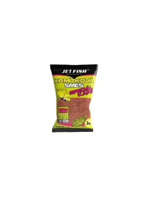 Zlevněný Jet Fish Krmítková směs - Jahoda - 3kg