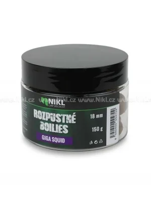Cenový Hit Nikl - Rozpustné boilies Giga Squid 14mm, 150g