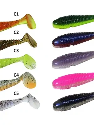 ZFISH WORMY SHAD 9,5cm - 4ks, C10 Omezená Nabídka