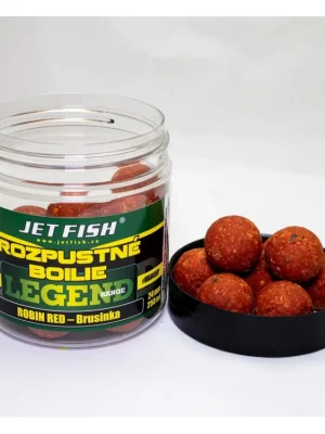 250ml-24mm Legend Range - Rozpustné boilie : ROBIN RED - BRUSINKA Sleva