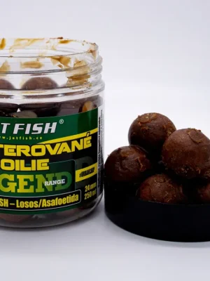Značkový Legend Range - Boosterované boilie 250ml - 24mm : BIOENZYM FISH - LOSOS