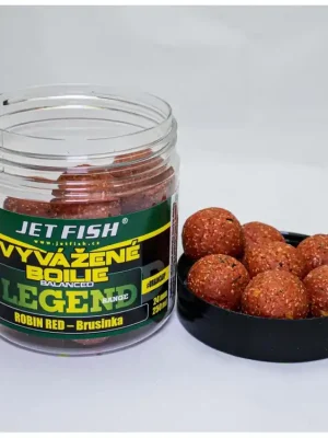 250ml-24mm Legend range Vyvážené boilie : ROBIN RED - BRUSINKA Vrácení Zdarma
