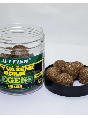 250ml-24mm Legend range Vyvážené boilie : RAK & GLM Nová Kolekce