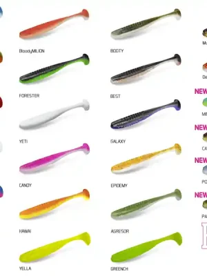 Umělá nástraha Delphin ZANDERA UVs / 5ks 12cm/HAWAI Nejprodávanější