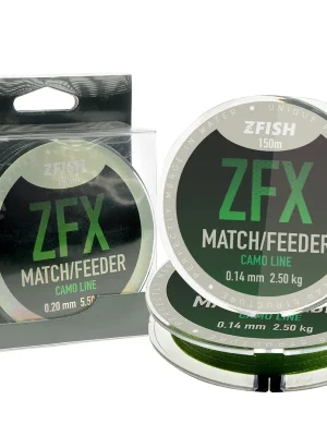 ZFISH vlasec ZFX Match/Feeder CamoLine 150m, 0,14mm Ihned K Objednání