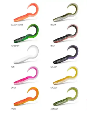 Značkový Umělá nástraha Delphin TwistaX Eeltail UVs / 5ks 15cm/BOOTY
