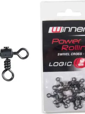 Trojcestný obratlík Rolling swivel Cross-line 10ks velikost: 6 Horká Nabídka