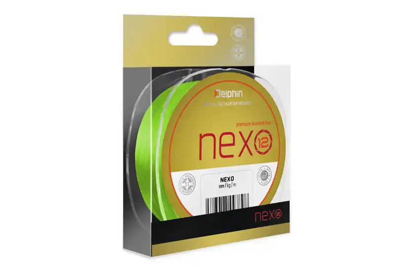 Vysoce Kvalitní Delphin NEXO 12 / fluo zelená 0,16mm 11,0kg 130m