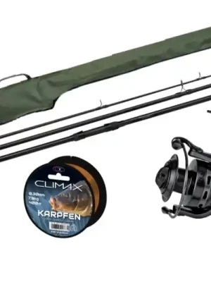 Kaprový set 3,9m/3Lbs+naviják BR10 000+silon+pouzdro Nakupujte Hned