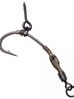 Akční Cena GIANTS FISHING KAPROVÝ NÁVAZEC RONNIE RIG WITH PEG vel.4, 2ks