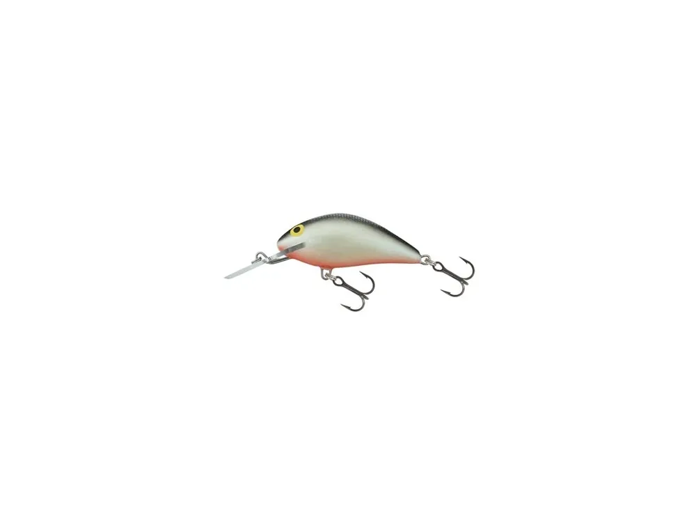 Značkový Wobler SALMO Hornet FLO 5cm GREY SILVER