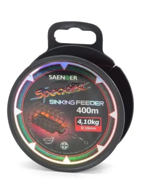 Nejprodávanější Saenger vlasec potápivý Specialist Sinking Feeder 0,18mm 4,1kg 400m