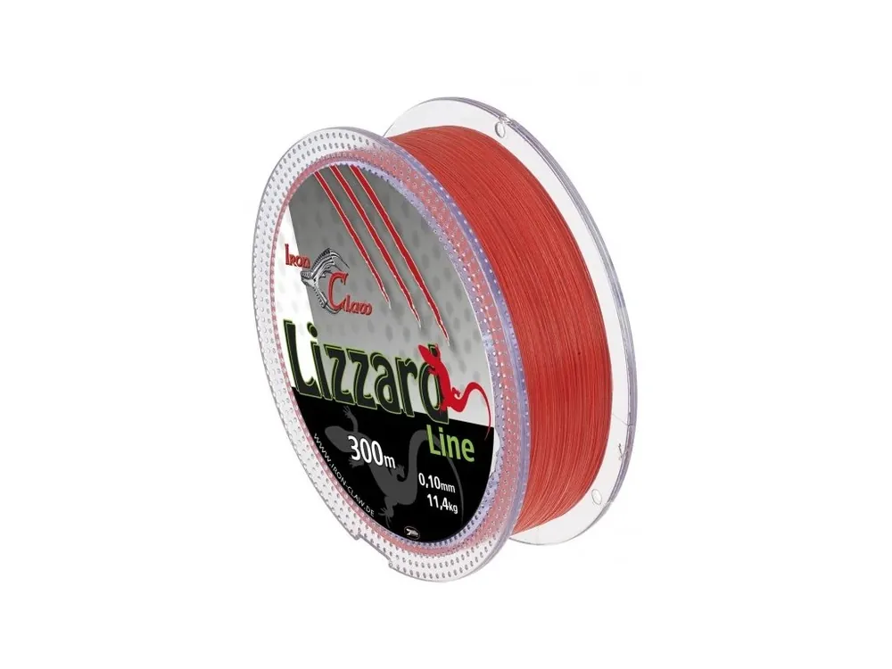 Iron Claw šňůra Lizzard 0,10mm 300m oranžová Značkový