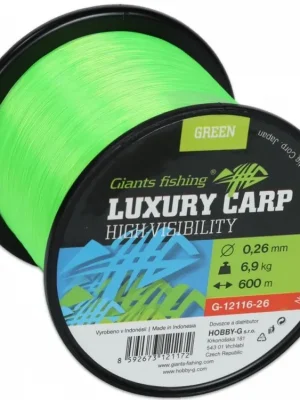 Giants fishing vlasec Luxury Carp High-Visibility Green 600m Expresní Doručení
